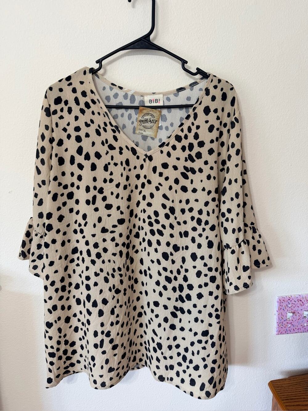 BIBI see through top size XL NWT